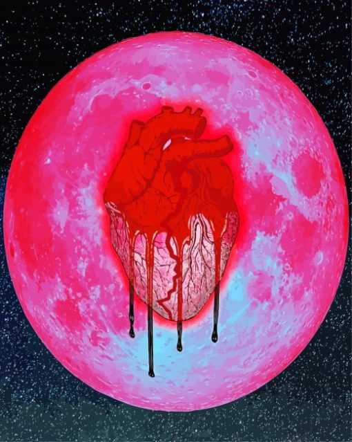 Heartbreak On Full Moon Paint By Number