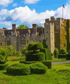 Hever English Castle And Gardens Paint By Number