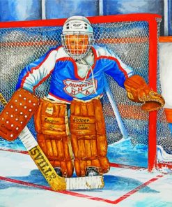 Hockey Goalie Paint By Number