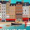 Honfleur France Poster Paint By Number