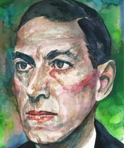 Howard Phillips Lovecraft Portrait Paint By Number
