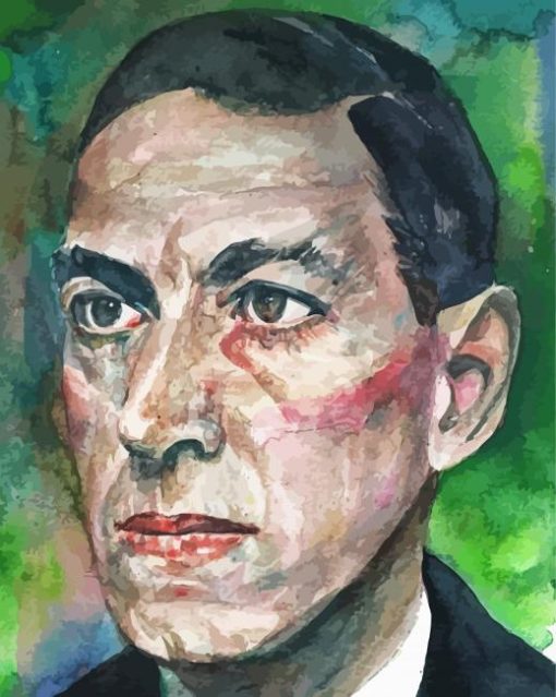 Howard Phillips Lovecraft Portrait Paint By Number