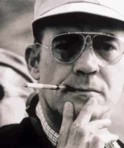 Hunter Stockton Thompson Journalist Paint By Number
