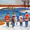Ice Hockey Match Paint By Number