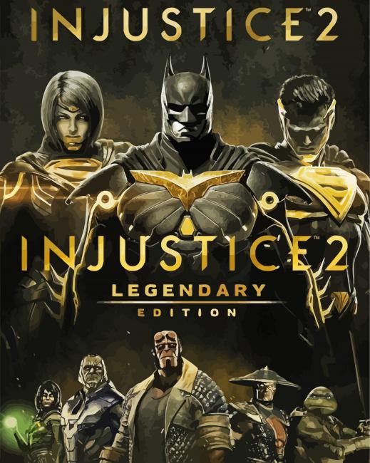 Injustice Legendary Paint By Number