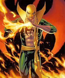 Iron Fist Hero Paint By Number