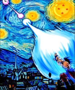 Kamehameha Starry Night Paint By Number