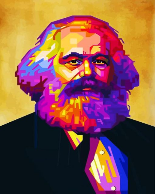 Karl Marx Pop Art Paint By Number