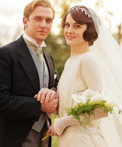 Lady Mary And Matthew Wedding Paint By Number