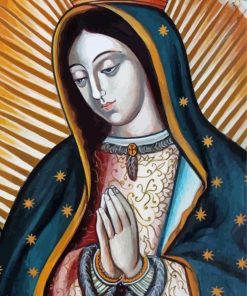 Our Lady Of Guadalupe Paint By Number
