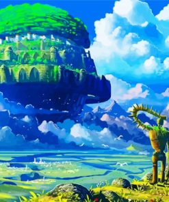 Castle In The Sky Animation Paint By Number