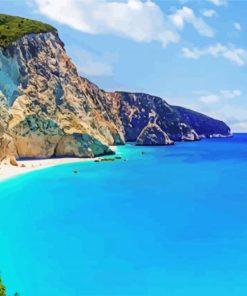 Beautiful Lefkas Seascape Paint By Number