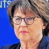Martine Aubry With Glasses Paint By Number
