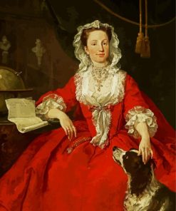 Miss Mary Edwards Hogarth Paint By Number