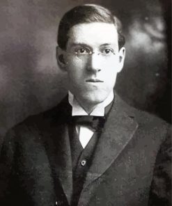 Monochrome Howard Phillips Lovecraft Paint By Number