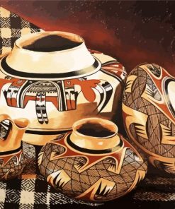 Native American Indian Pottery Paint By Number