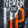 Never Give Up Motivation Paint By Number