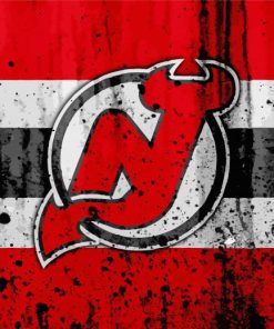 New Jersey Devils Ice Hockey Club Paint By Number