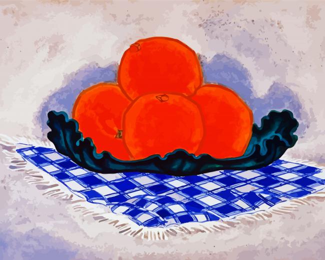 Oranges Oscar Bluemner Paint By Number
