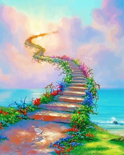 Path To Heavenly Sea Paint By Number
