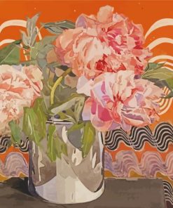 Peonies Rennie Mackintosh Paint By Number