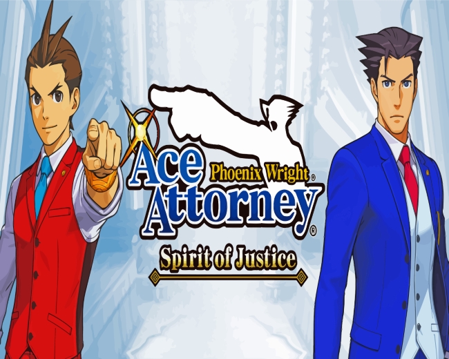 Phoenix Wright Ace Attorney Paint By Number