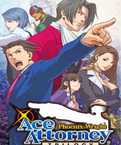 Phoenix Wright Ace Attorney Poster Paint By Number