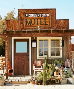 Pioneertown Motel Paint By Number