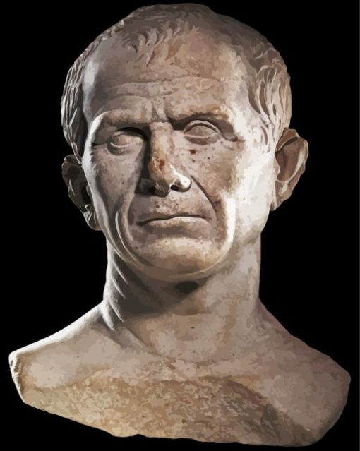 A Bust Of Julius Caesar Paint By Number