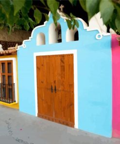 Puerto Vallarta Houses Paint By Number