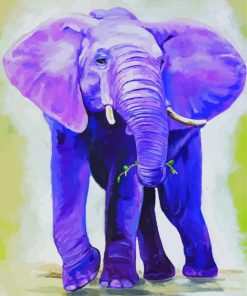 Purple Elephant Paint By Number