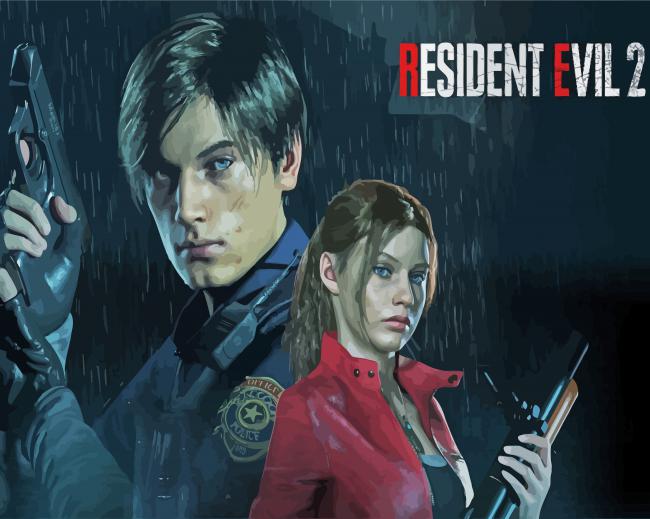 Resident Evil Paint By Number