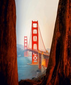 San Francisco Bridge Paint By Number