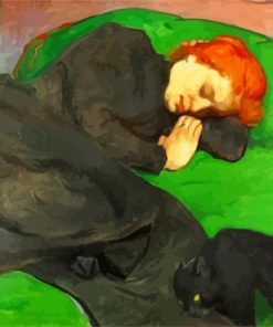 Sleeping Woman On Bed Paint By Number