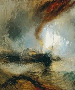 Snow Storm By J M W Turner Paint By Number