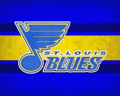 St Louis Blues Hockey Club Logo Paint By Number