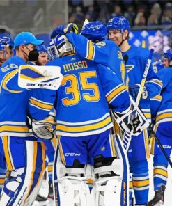 St Louis Blues Players Paint By Number
