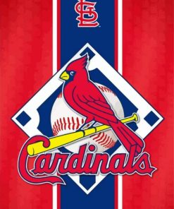 St Louis Cardinals Logo Paint By Number