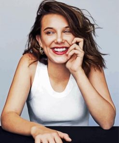 The Actress Millie Bobby Brown Paint By Number