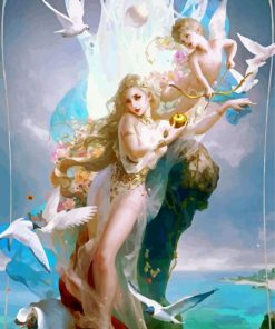 The Goddess Of Love Aphrodite Paint By Number