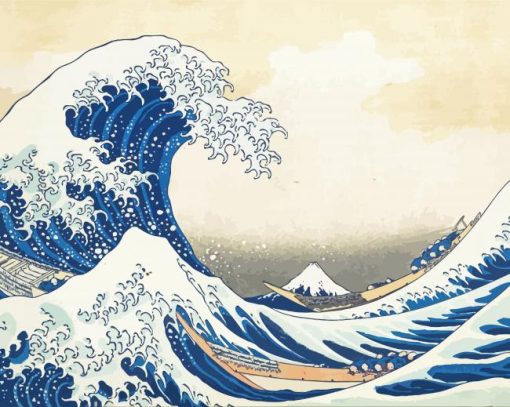 The Great Wave off Kanagawa Paint By Number