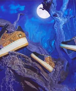 The Nike Air Force Art Paint By Number