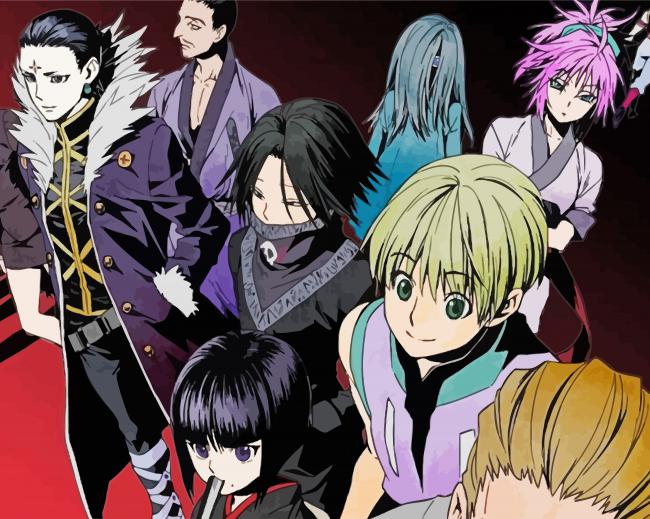 The Phantom Troupe Characters Paint By Number