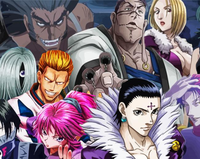 The Phantom Troupe Japanese Anime Paint By Number