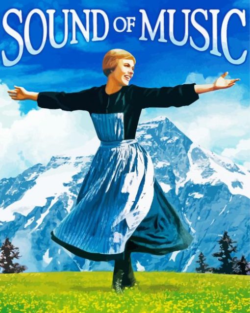 The Sound Of Music Poster Paint By Number