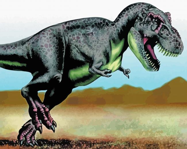 The T Rex Dinosaur Paint By Number