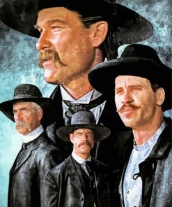 Tombstone Characters Paint By Number