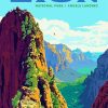 Utah Zion Park Poster Paint By Number