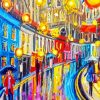 Victoria Street Edinburgh By Claire Innes Paint By Number
