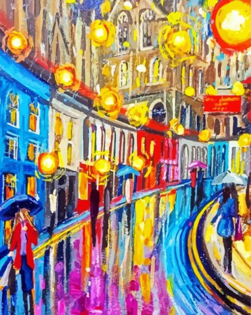 Victoria Street Edinburgh By Claire Innes Paint By Number